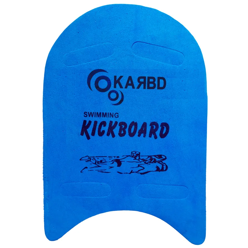 4 Cut Swimming Kickboard - Floating Board for Swimming Training | Aid Exercise Equipment  for Adults, Children and Kids with 4 Holes | Dual Color - Blue Red