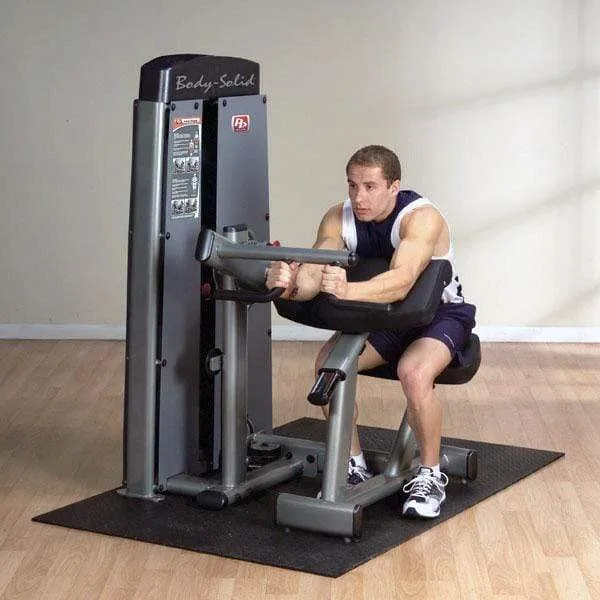 Body-Solid ProDual Bicep Tricep Machine with 210lb. Stack Muscle Trainer