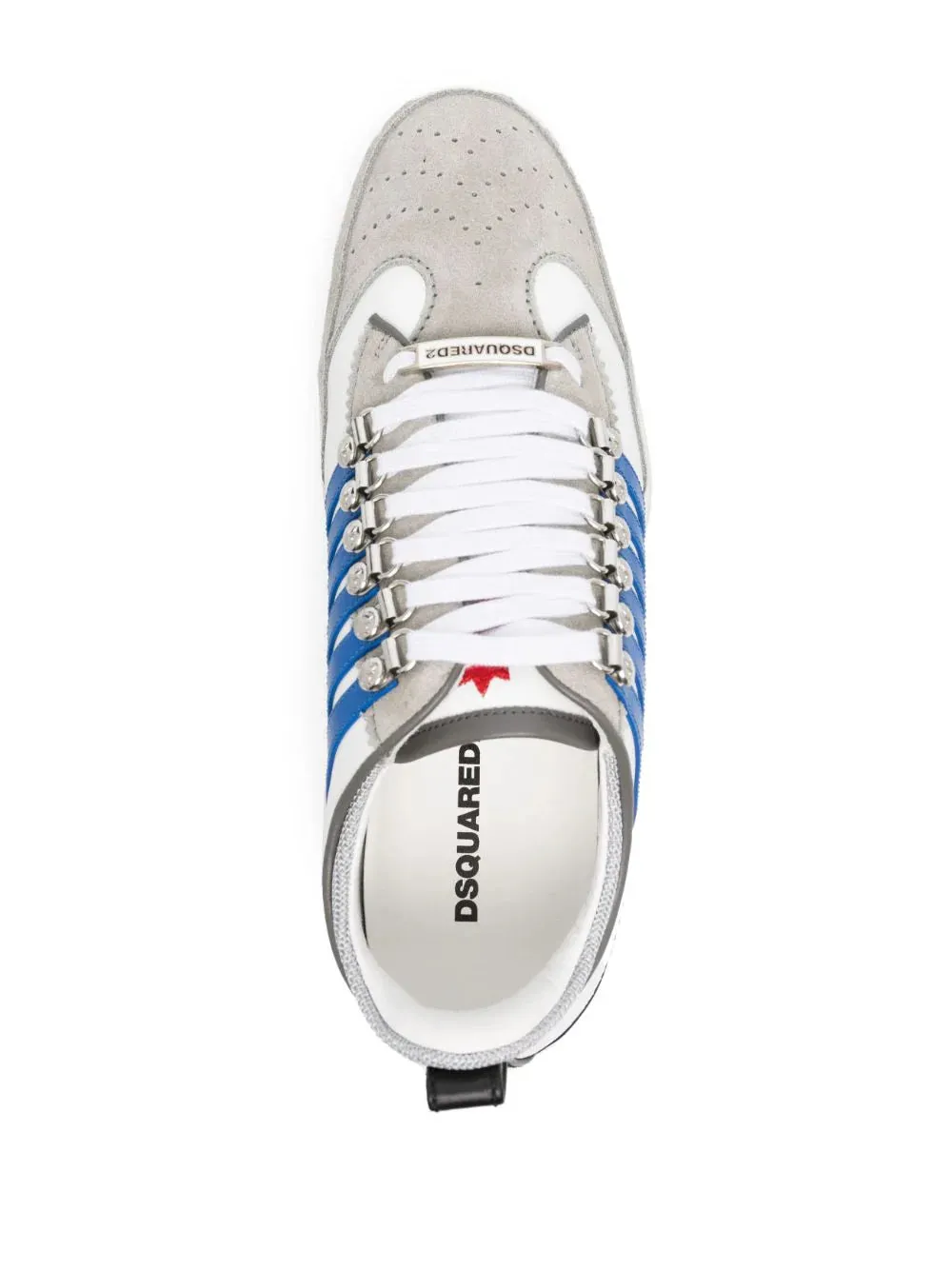Boxer striped low-top sneakers