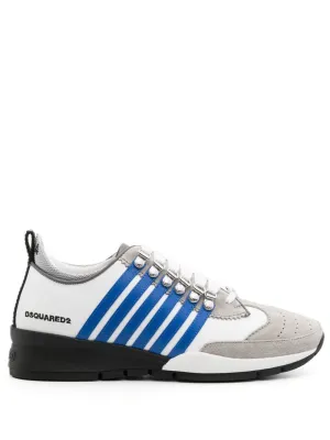 Boxer striped low-top sneakers