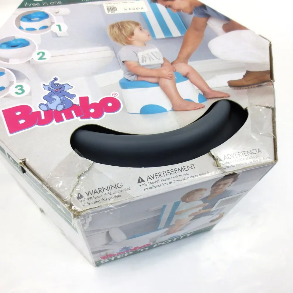 Bumbo Step n Potty - Slate Grey (67285GP) (Open Box)