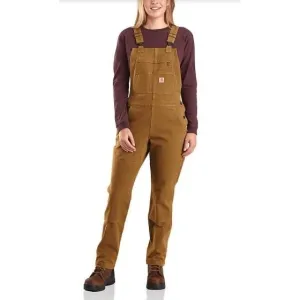 Carhartt Women's Bib Overall Relaxed Fit Twill Unlined