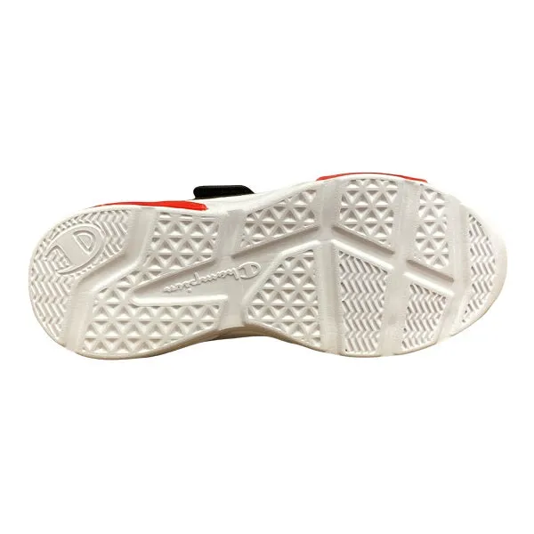 Champion scarpa da ginnastica da bambino con laccio elastico e velcro Wave S32129 CHA KK001 NBK nero