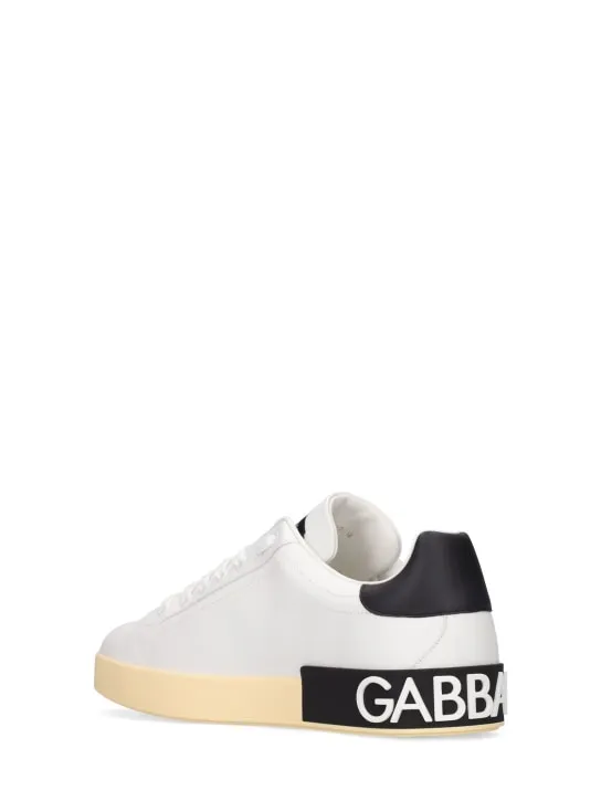 Dolce&amp;Gabbana   Portofino leather low sneakers 