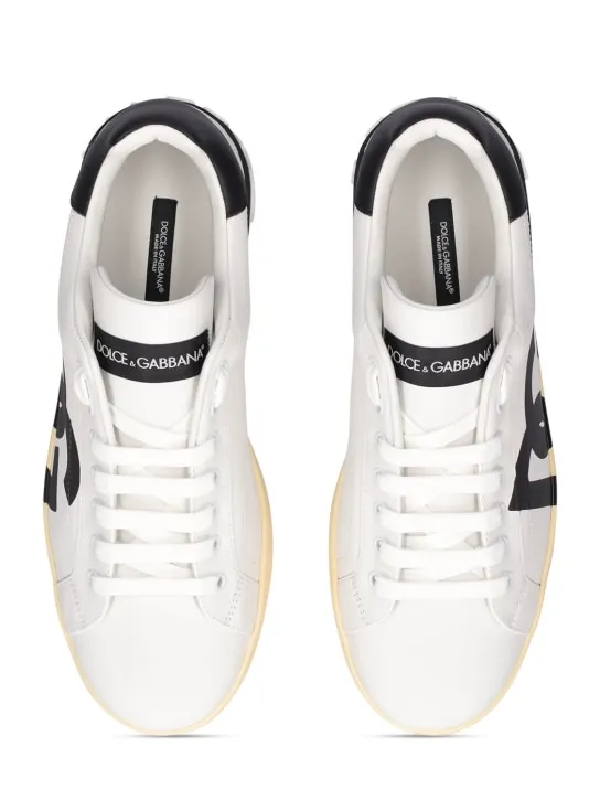 Dolce&amp;Gabbana   Portofino leather low sneakers 