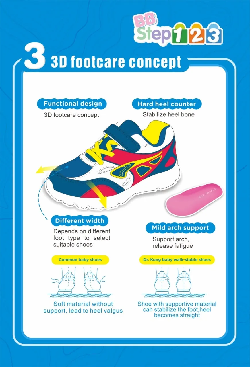 DR.KONG KIDS SNEAKERS DK-C1006158-BYR(RP : $159)