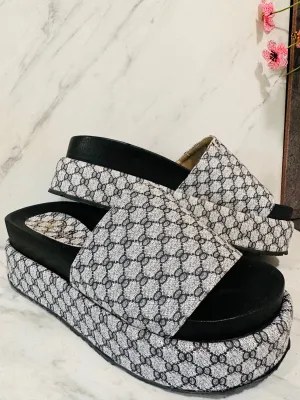 Gray Tina Platform Sandal