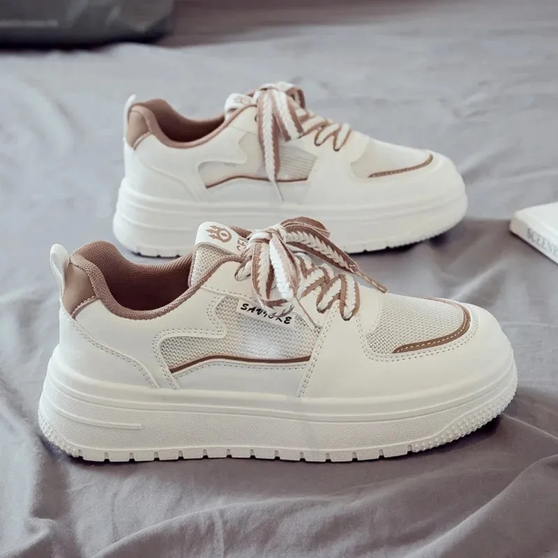 Hnzxzm Designer Platform Running Sneakers Women Tennis Shoes Woman Walking Chunky Sneakers White Casual Slip on Vulcanized Shoes