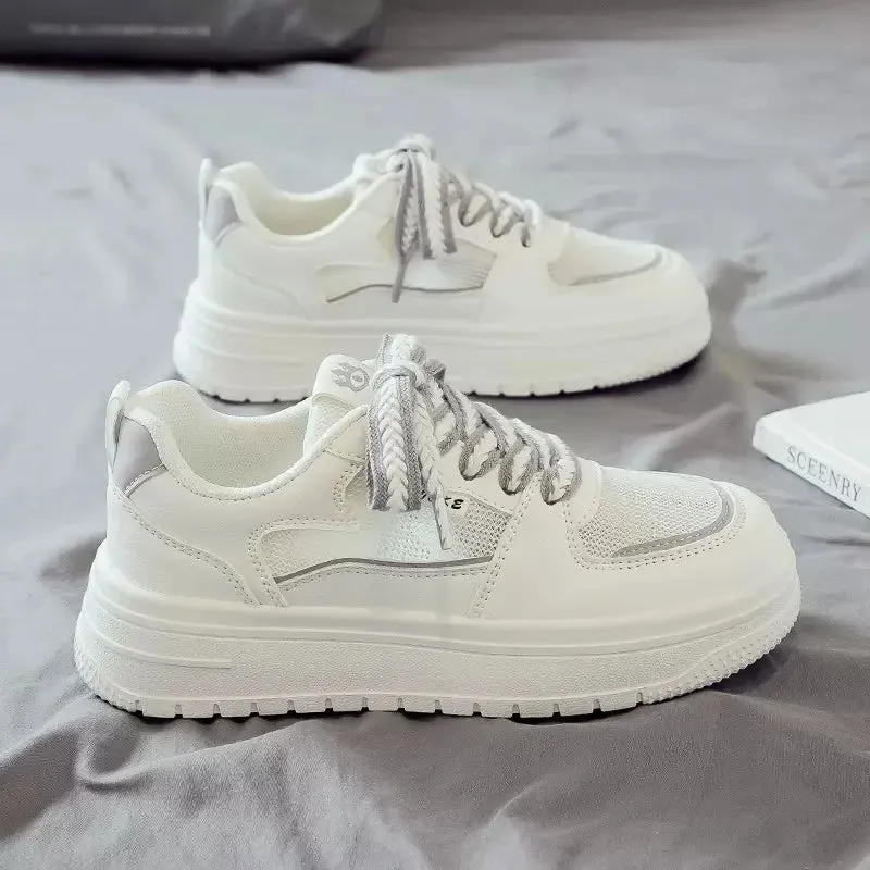 Hnzxzm Designer Platform Running Sneakers Women Tennis Shoes Woman Walking Chunky Sneakers White Casual Slip on Vulcanized Shoes