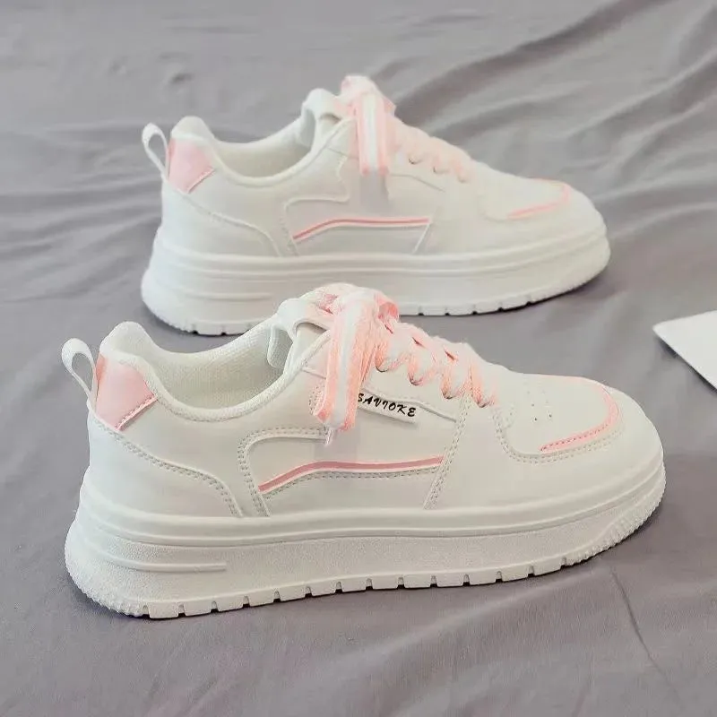 Hnzxzm Designer Platform Running Sneakers Women Tennis Shoes Woman Walking Chunky Sneakers White Casual Slip on Vulcanized Shoes