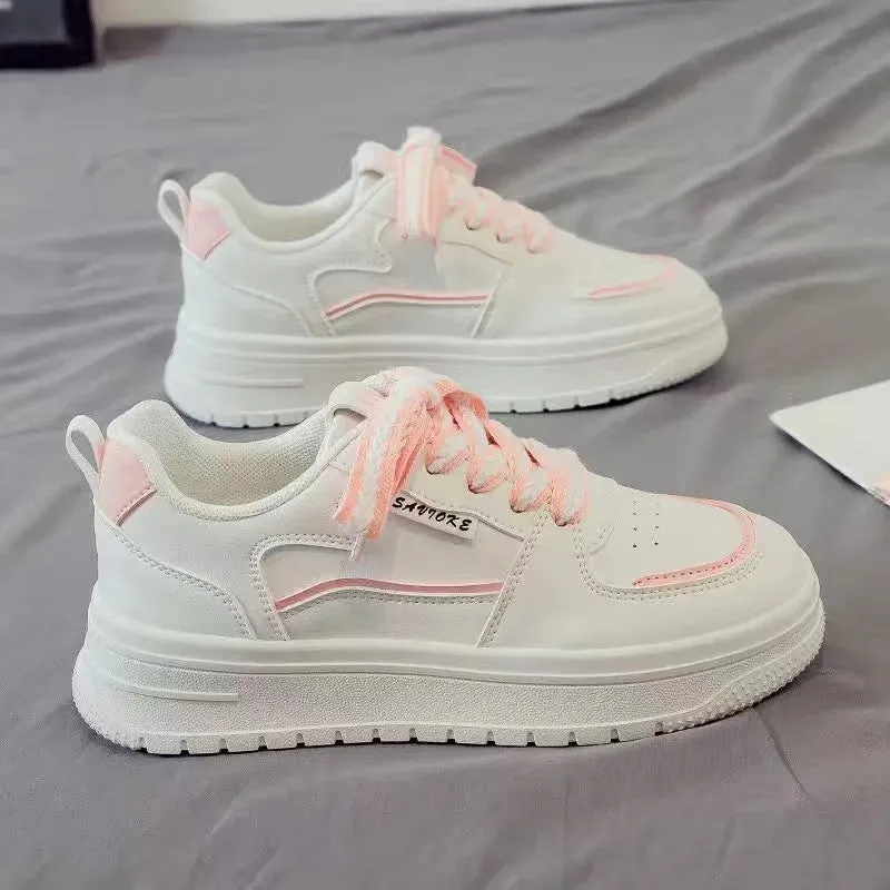 Hnzxzm Designer Platform Running Sneakers Women Tennis Shoes Woman Walking Chunky Sneakers White Casual Slip on Vulcanized Shoes