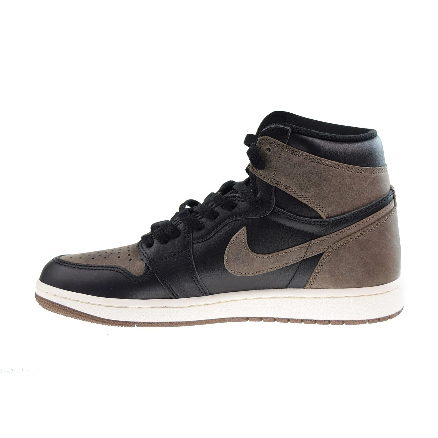 Jordan 1 Retro High OG Men's Shoes Black-Metallic Gold-Palomino