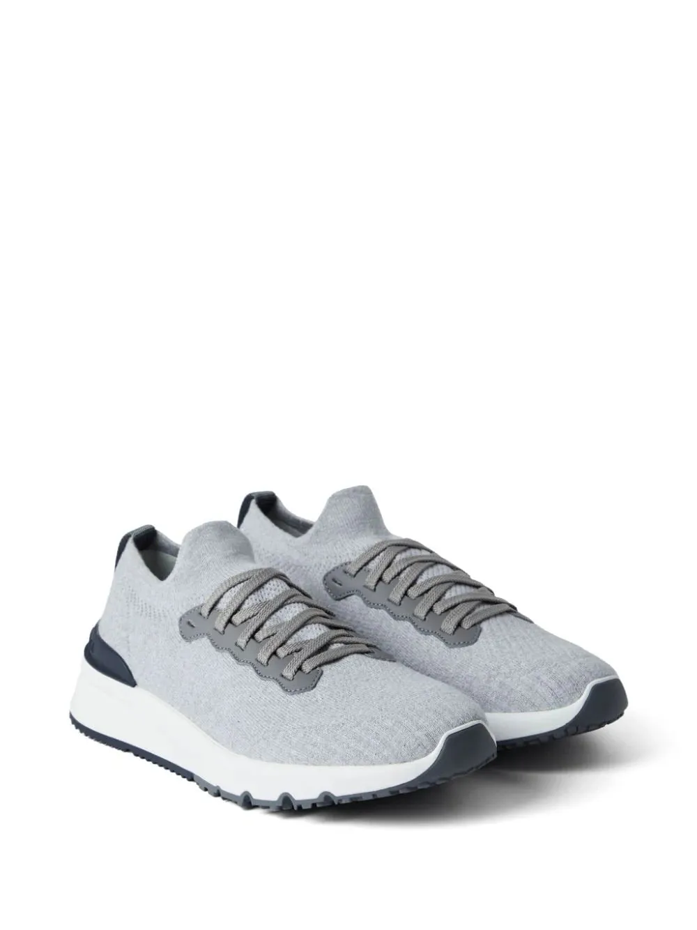 knitted low-top sneakers