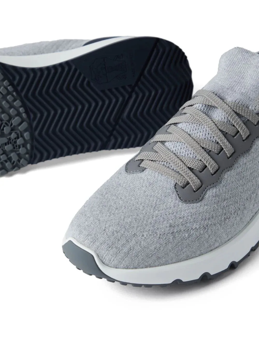 knitted low-top sneakers