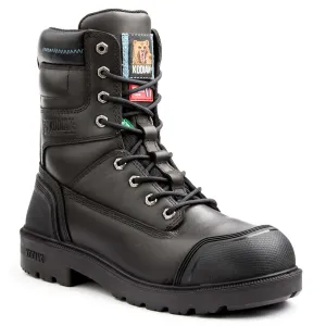 Kodiak Men's 8" Blue Plus Safety Work Boots – Waterproof Leather, Aluminum Toe, Comfortable Cushioning, Oil-Resistant Outsole | Sizes 7-14