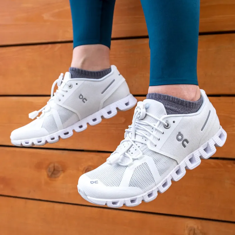 Lock Laces Solid No-Tie Shoelaces - White Solid
