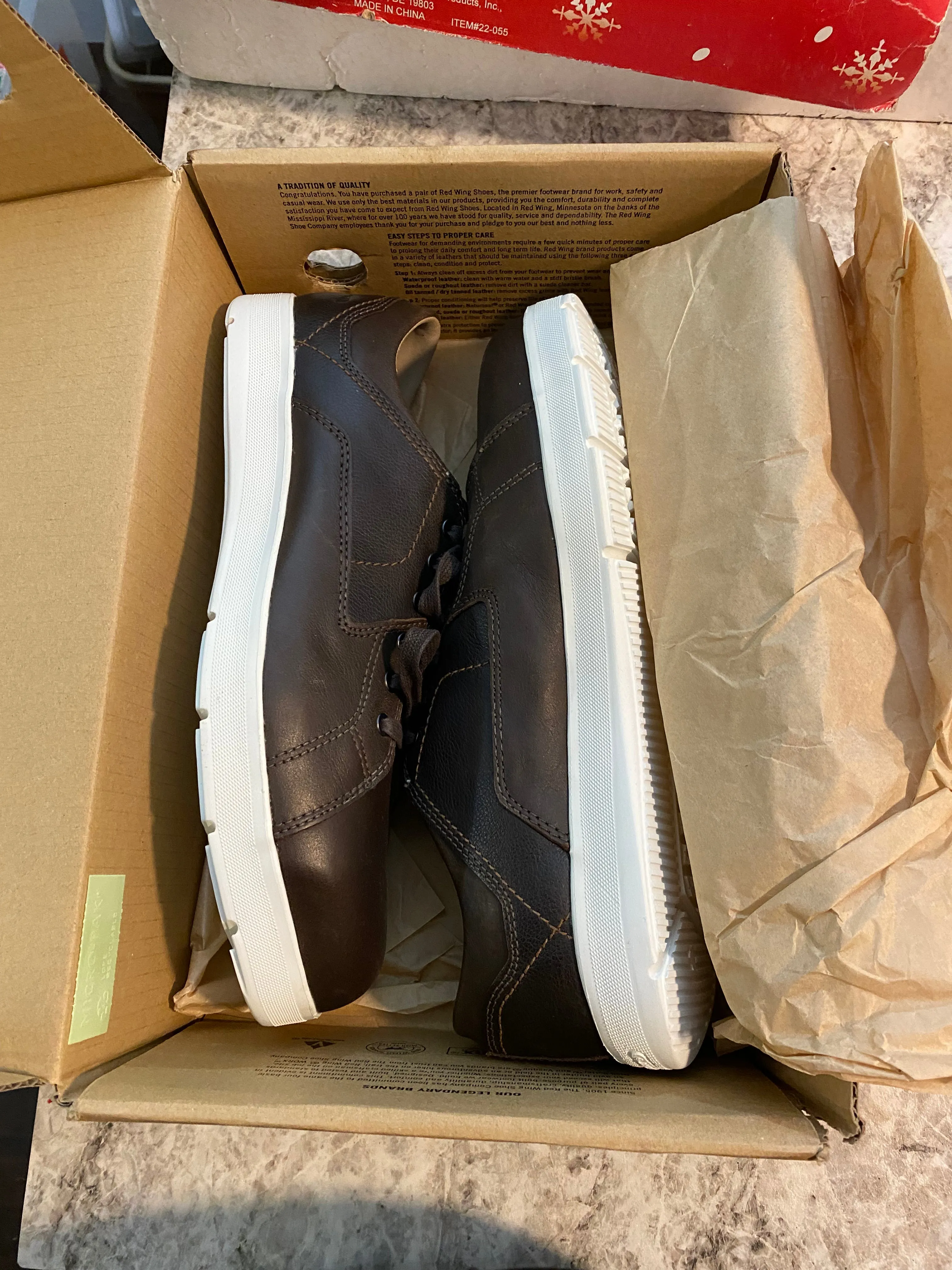 Mens Brown Casual Work Shoes