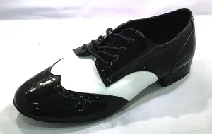 My Juju 7811BW Men's Dance Shoes Black White