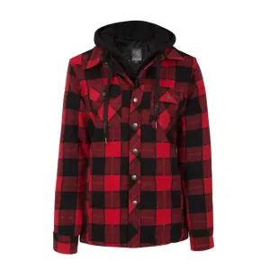 P&F Women's Work Shirt 415 - Quilted Lined, 100% Polyester, Front Zip, Hooded, Snap Button Flap, Durable & Warm for Outdoor Work | Sizes XS-2XL