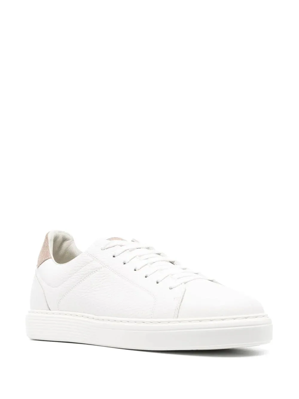 panelled low-top sneakers