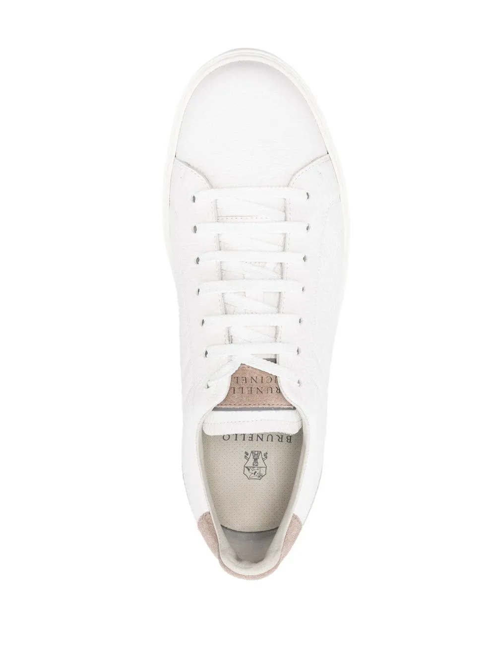 panelled low-top sneakers