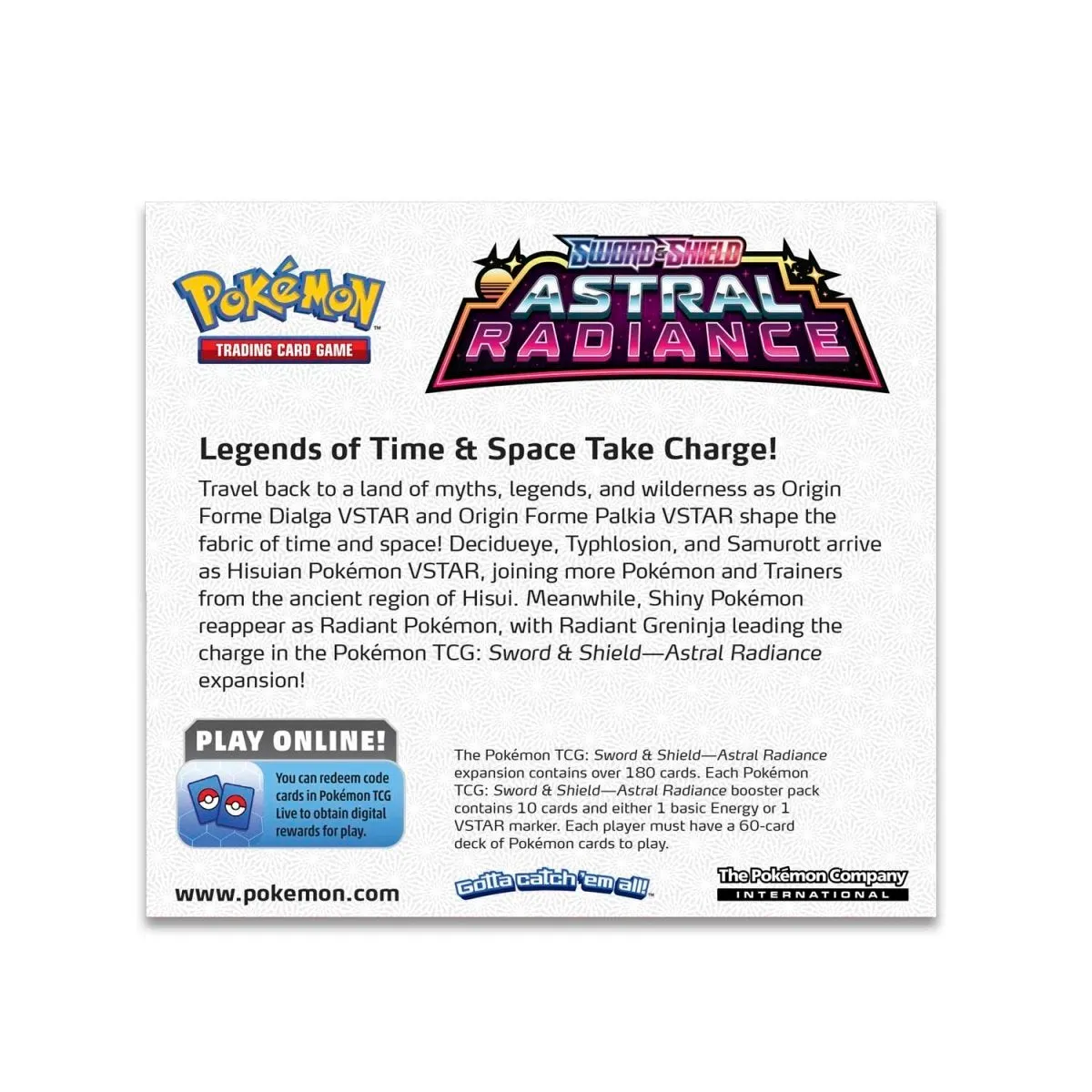 Pokemon TCG Sword & Shield Astral Radiance Booster Display Box (36 Packs)