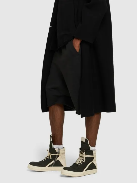 Rick Owens   Geobasket leather sneakers 