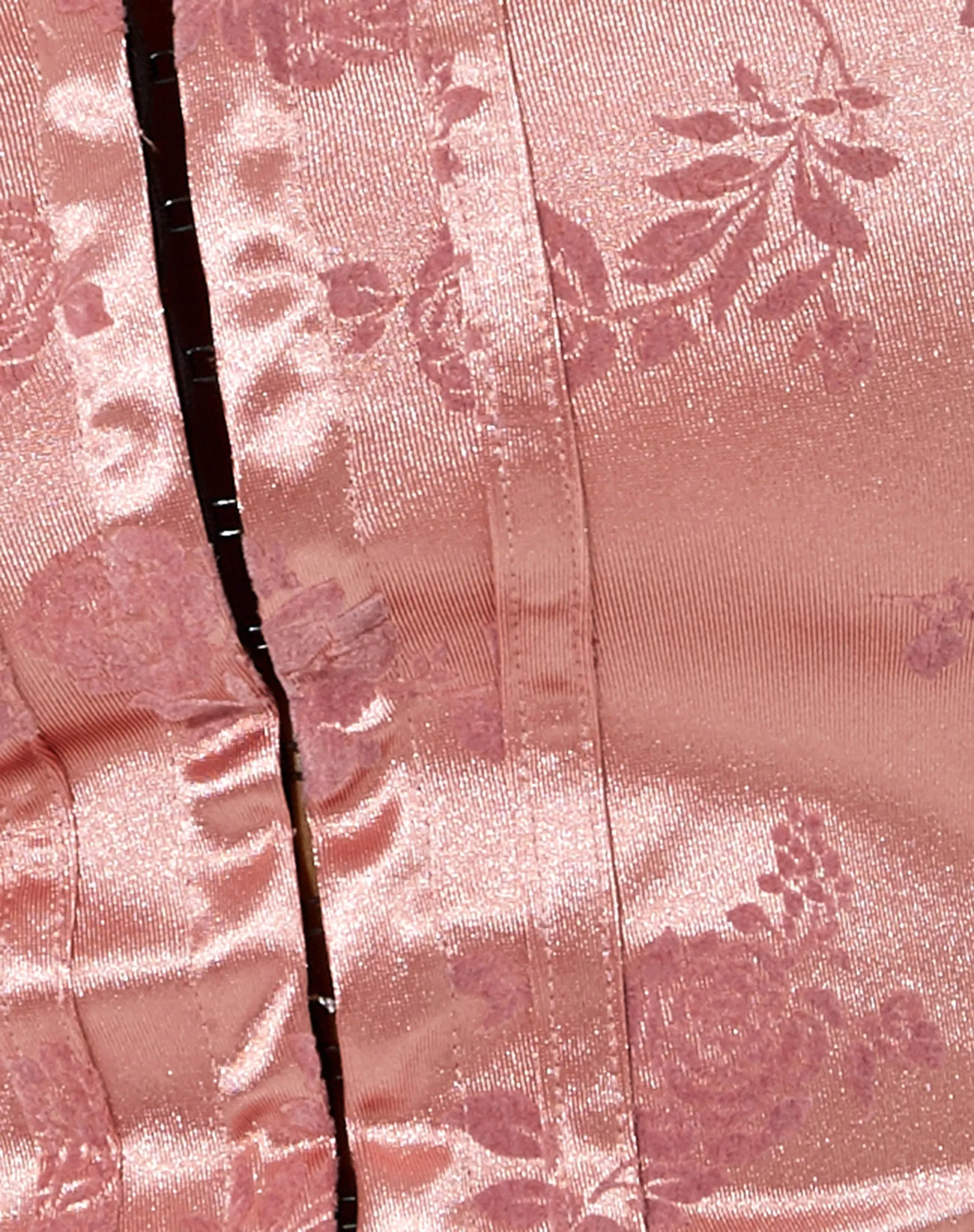Silicia Corset Top in Rose Flock Pale Pink