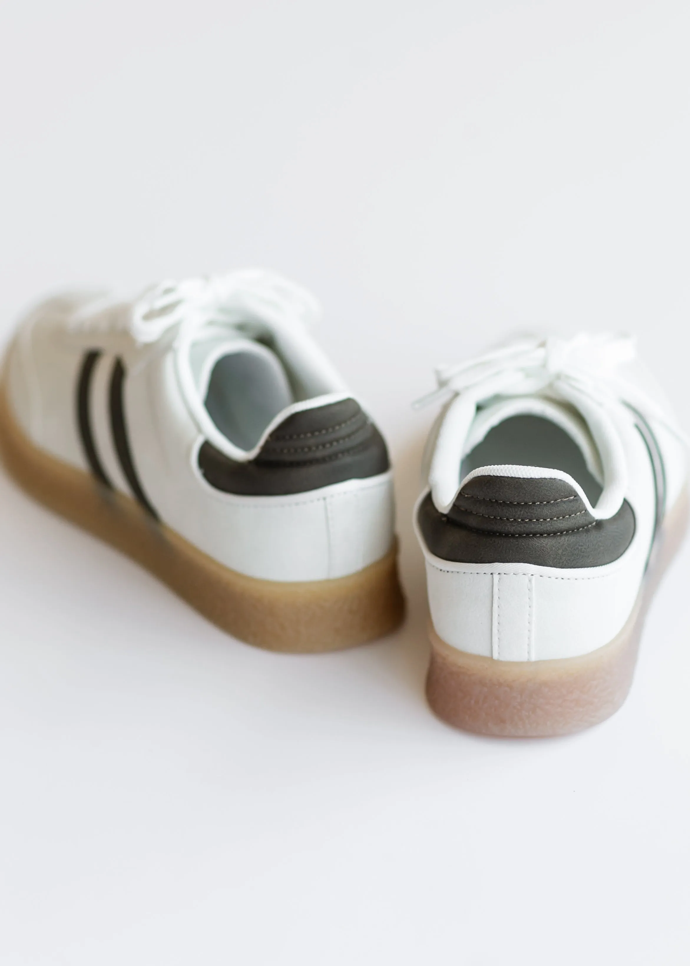 Striped Low Top Sneakers