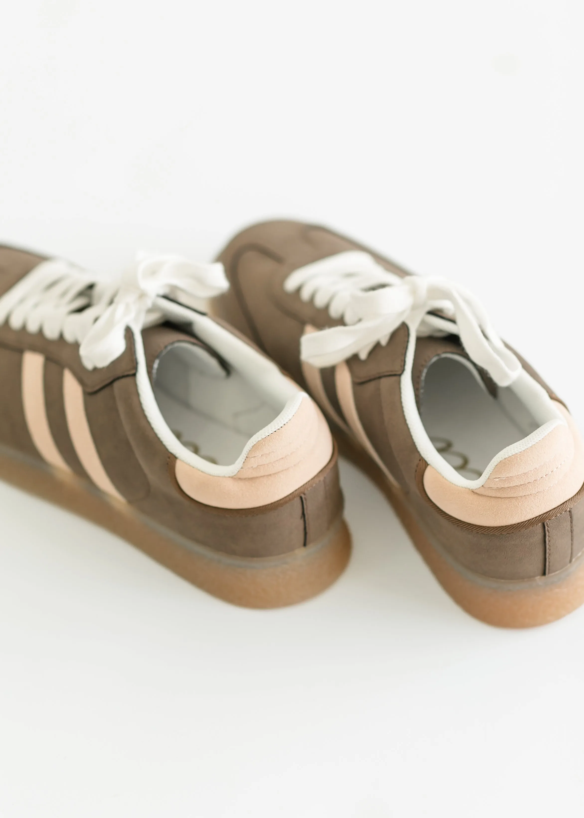 Striped Low Top Sneakers