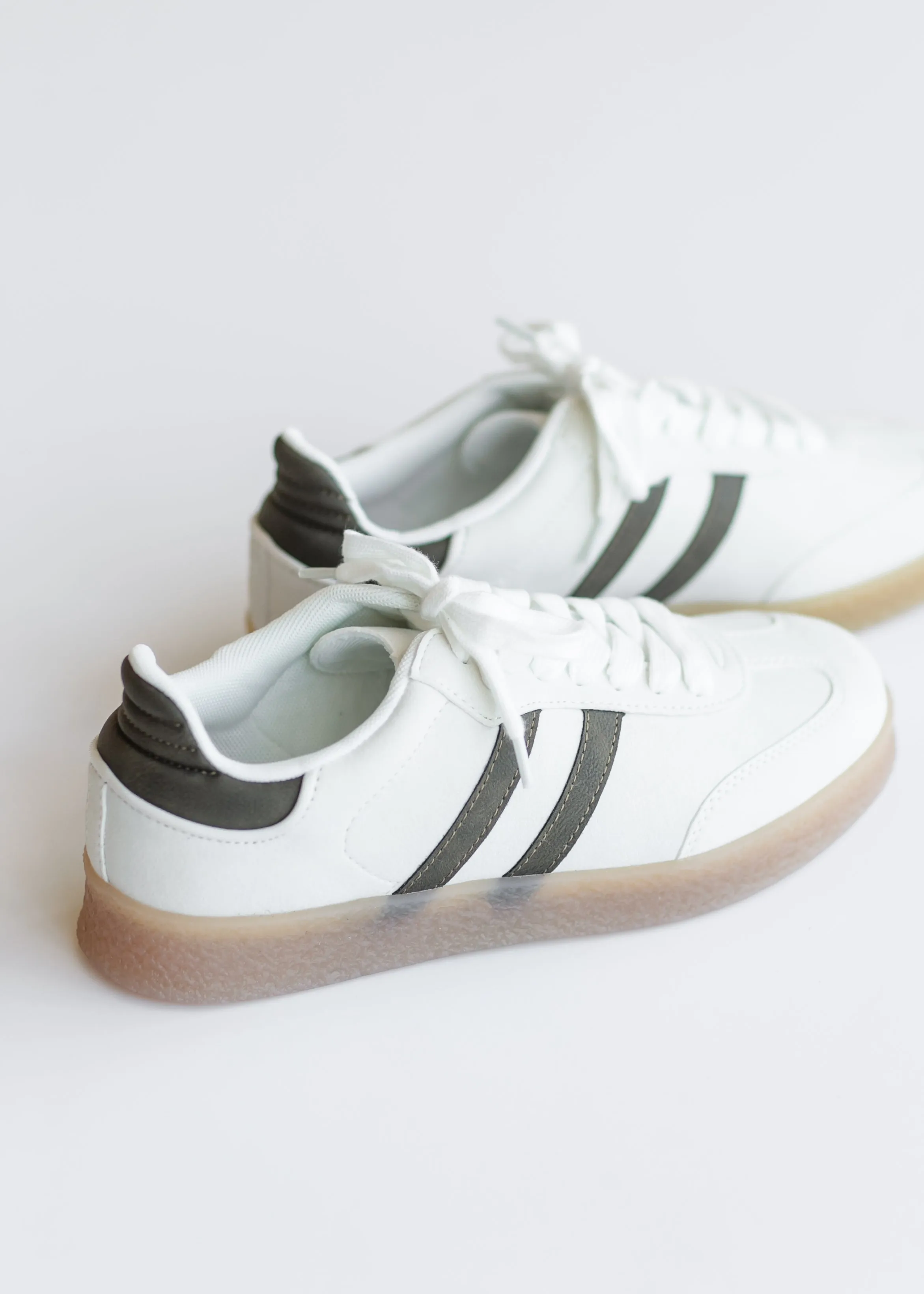 Striped Low Top Sneakers