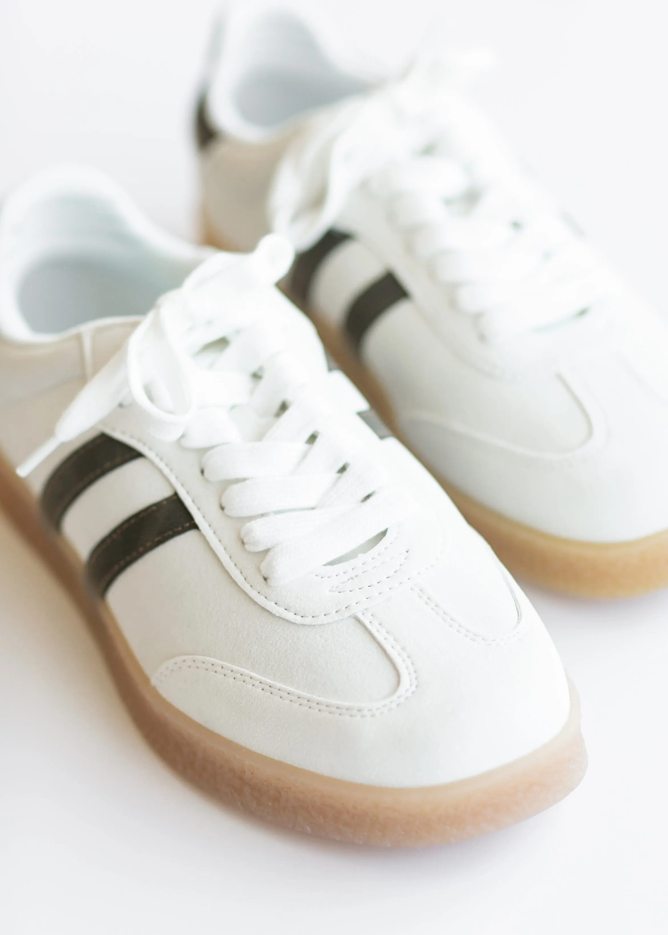 Striped Low Top Sneakers