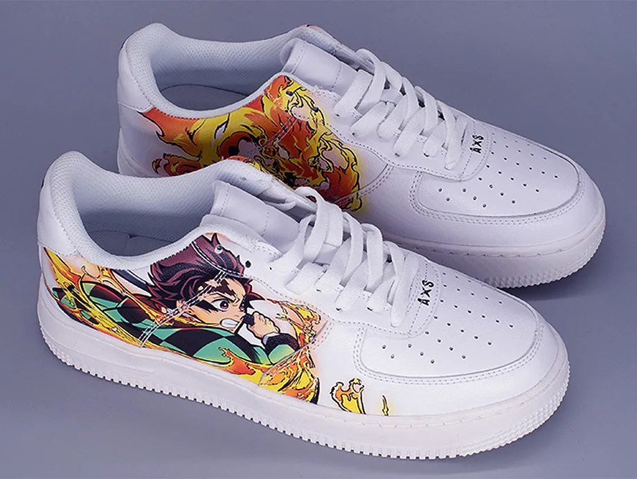 Tanjiro Kamado Low Top - Demon Slayer | Fire Breathing Edition