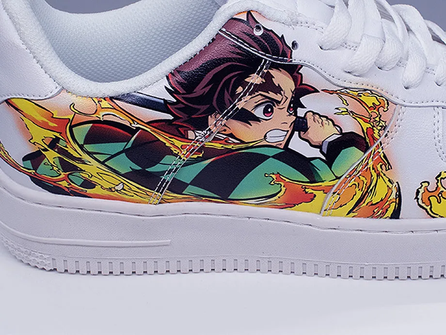 Tanjiro Kamado Low Top - Demon Slayer | Fire Breathing Edition