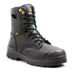 Terra Men's Safety Work Boots Paladin 8" Leather Waterproof Metguard Composite Toe and Plate | Sizes 4-14