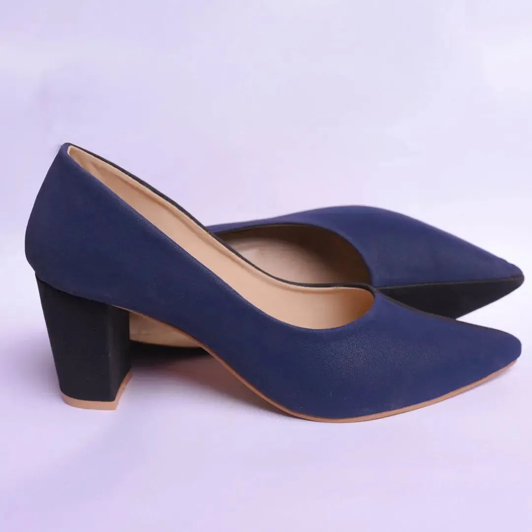 Two Hued Court Shoes Maroon and Black