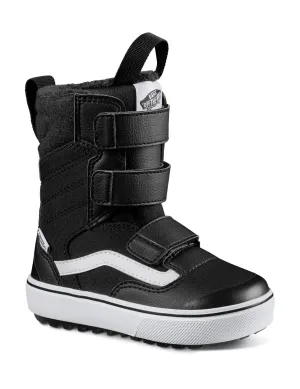 Vans Kids Juvie Mini Linerless Snowboard Boots - Black/White