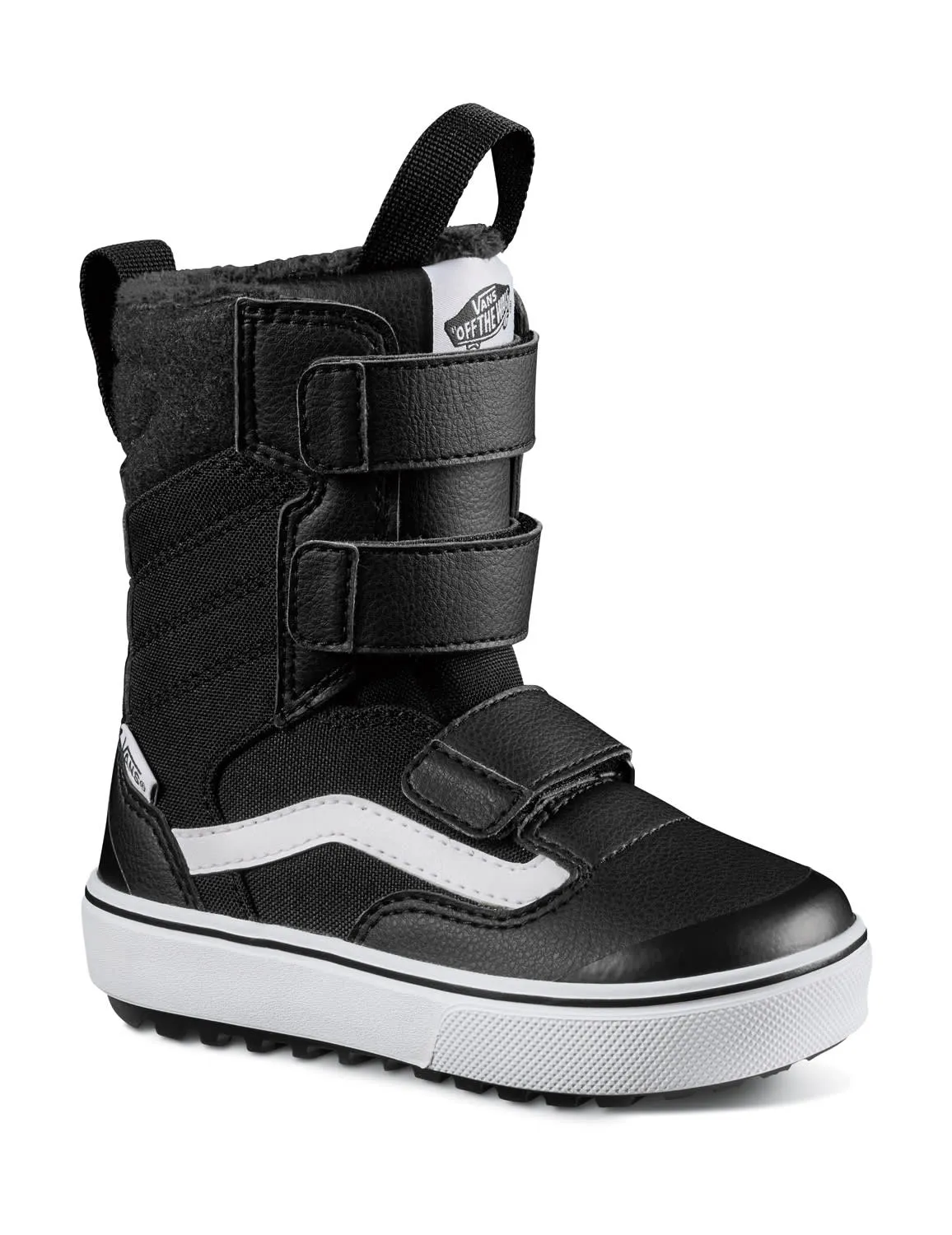 Vans Kids Juvie Mini Linerless Snowboard Boots - Black/White