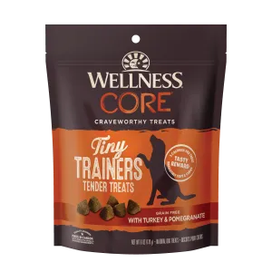 Wellness CORE Tiny Trainers Tender Treats Turkey & Pomegranate Dog Food (6 oz bags)