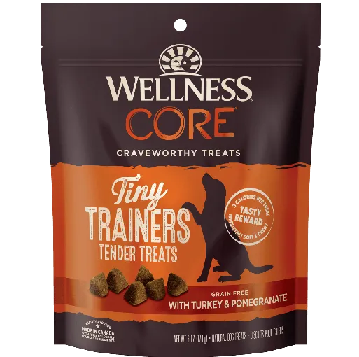Wellness CORE Tiny Trainers Tender Treats Turkey & Pomegranate Dog Treats